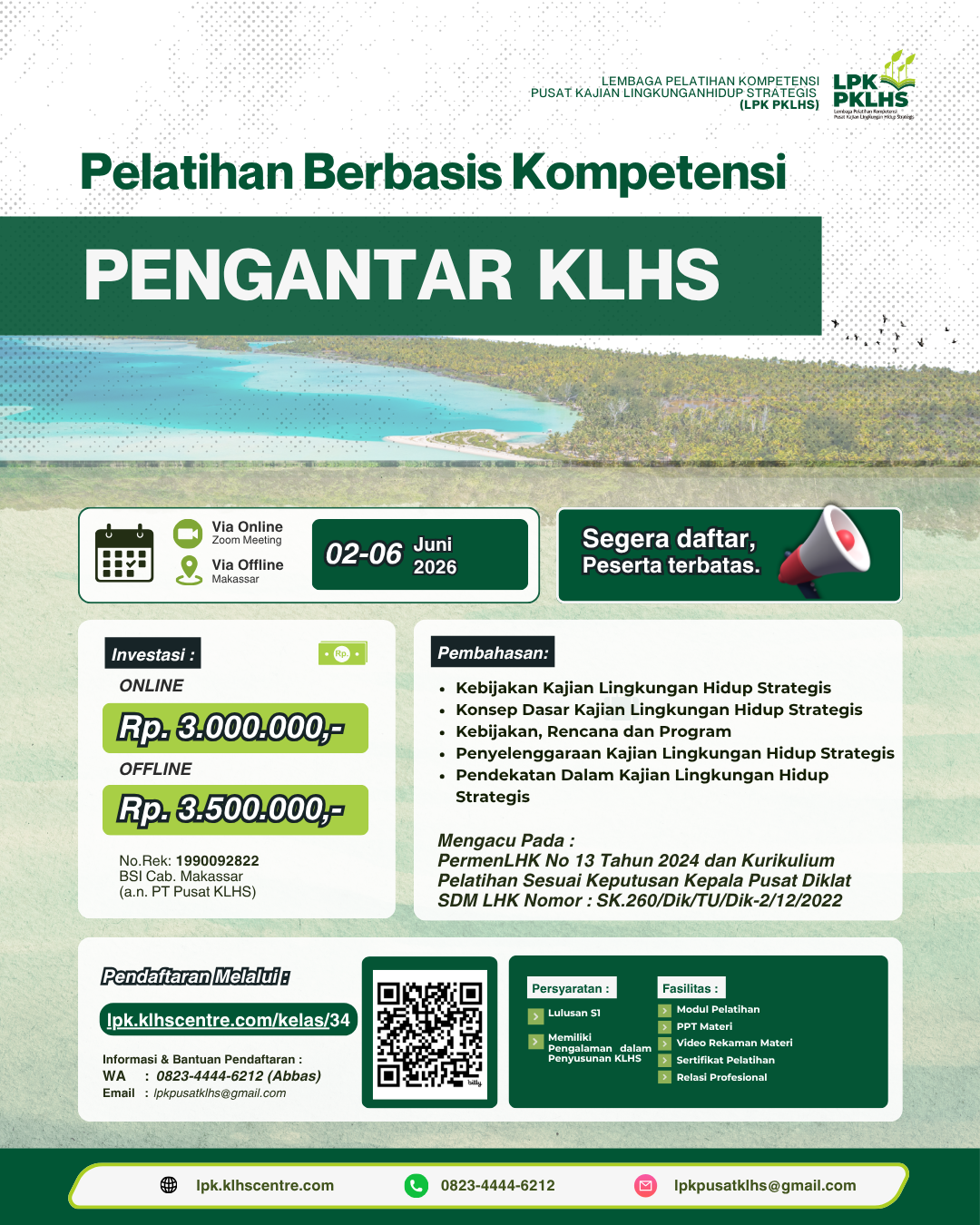 Pelatihan Pengantar Kajian Lingkungan Hidup Strategis